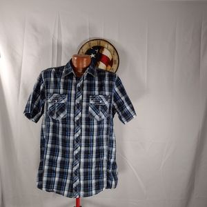 Chalc Short Sleeve Button Down Shirt